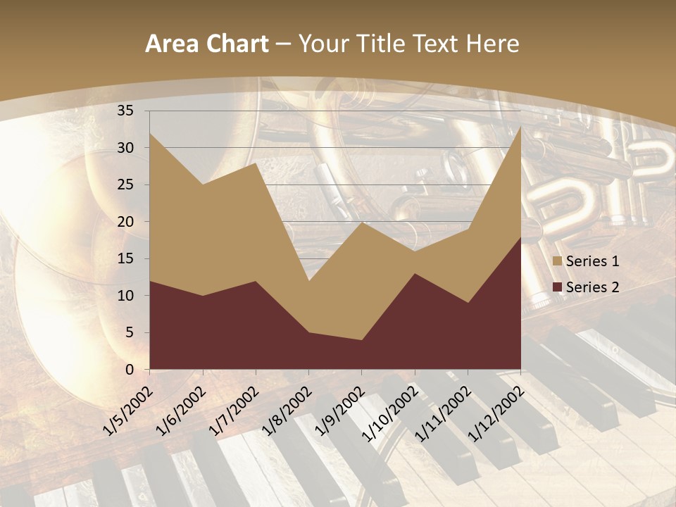 Sound Background Grunge PowerPoint Template