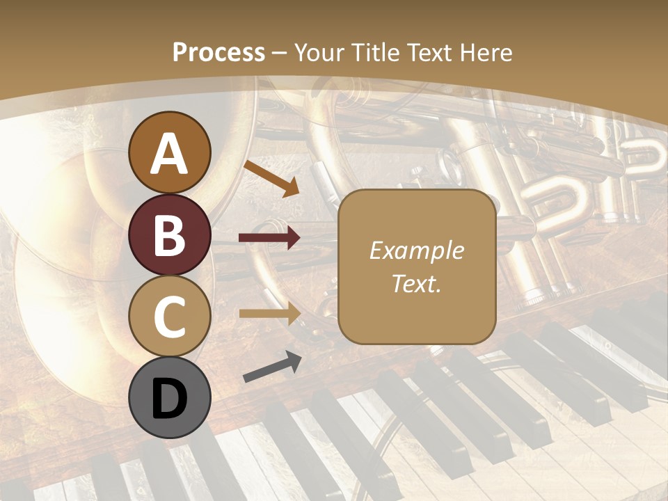 Sound Background Grunge PowerPoint Template