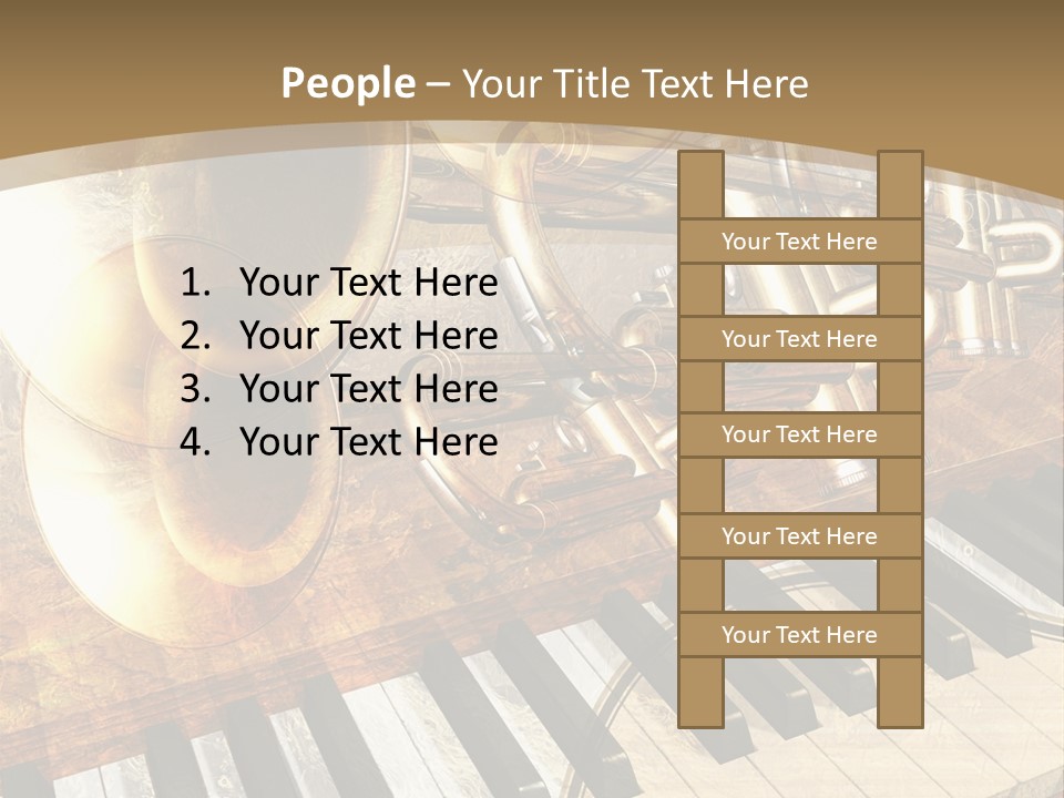 Sound Background Grunge PowerPoint Template
