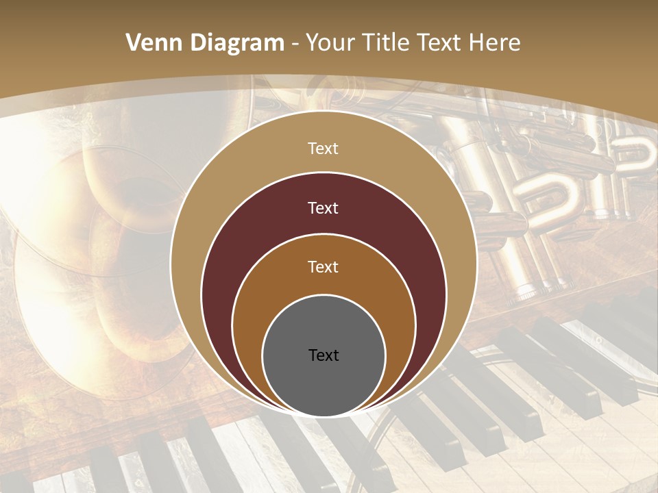 Sound Background Grunge PowerPoint Template