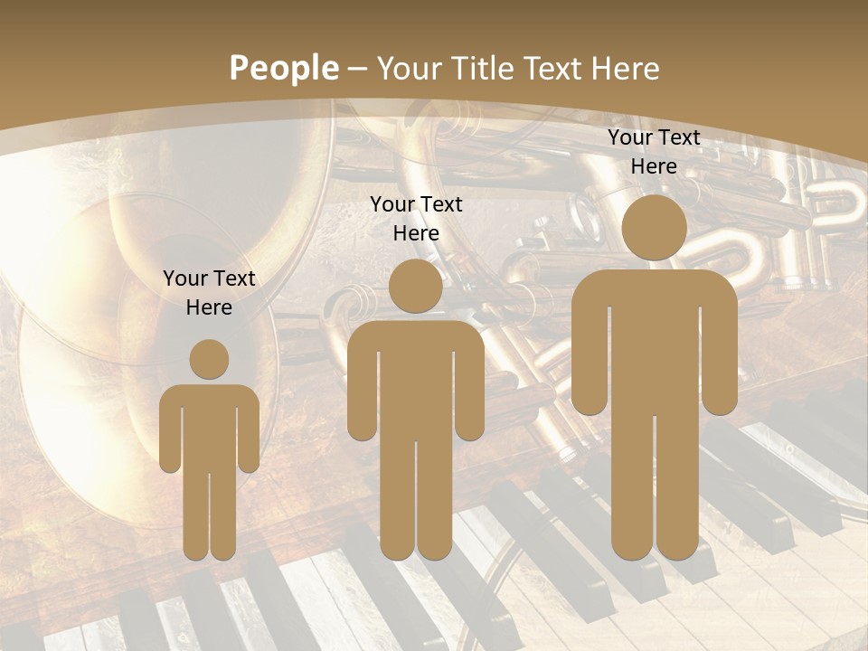 Sound Background Grunge PowerPoint Template