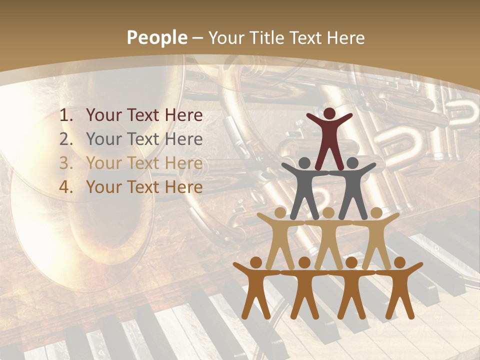 Sound Background Grunge PowerPoint Template