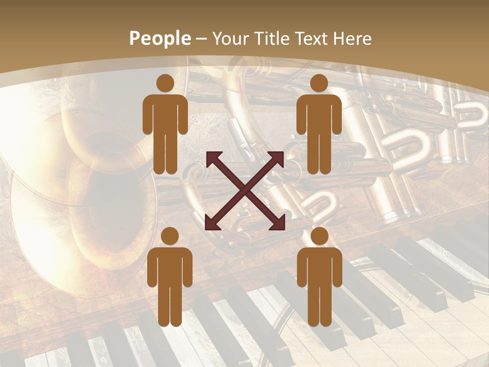 Sound Background Grunge PowerPoint Template