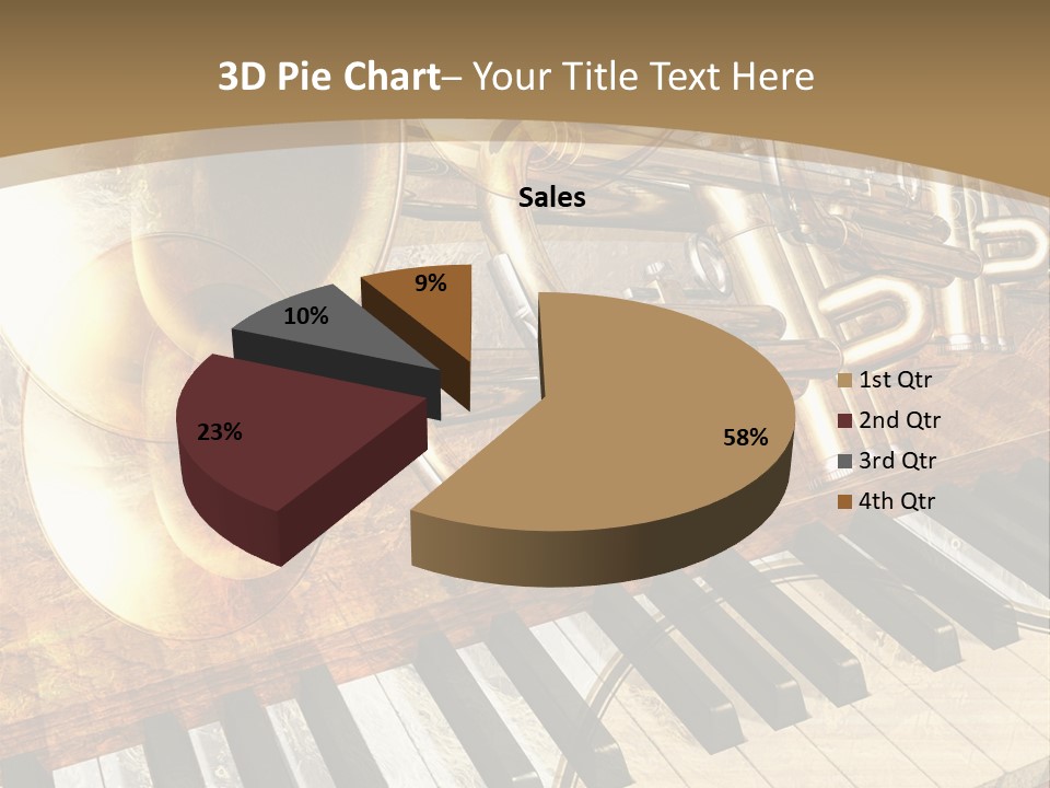 Sound Background Grunge PowerPoint Template