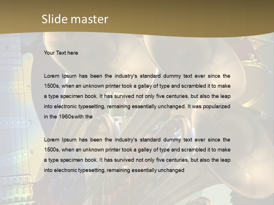 Ideas Nobody Grunge PowerPoint Template