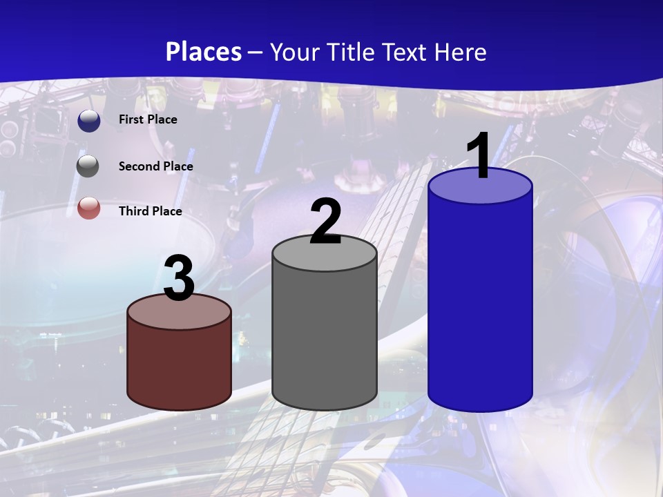 Messy Trumpet Rock PowerPoint Template