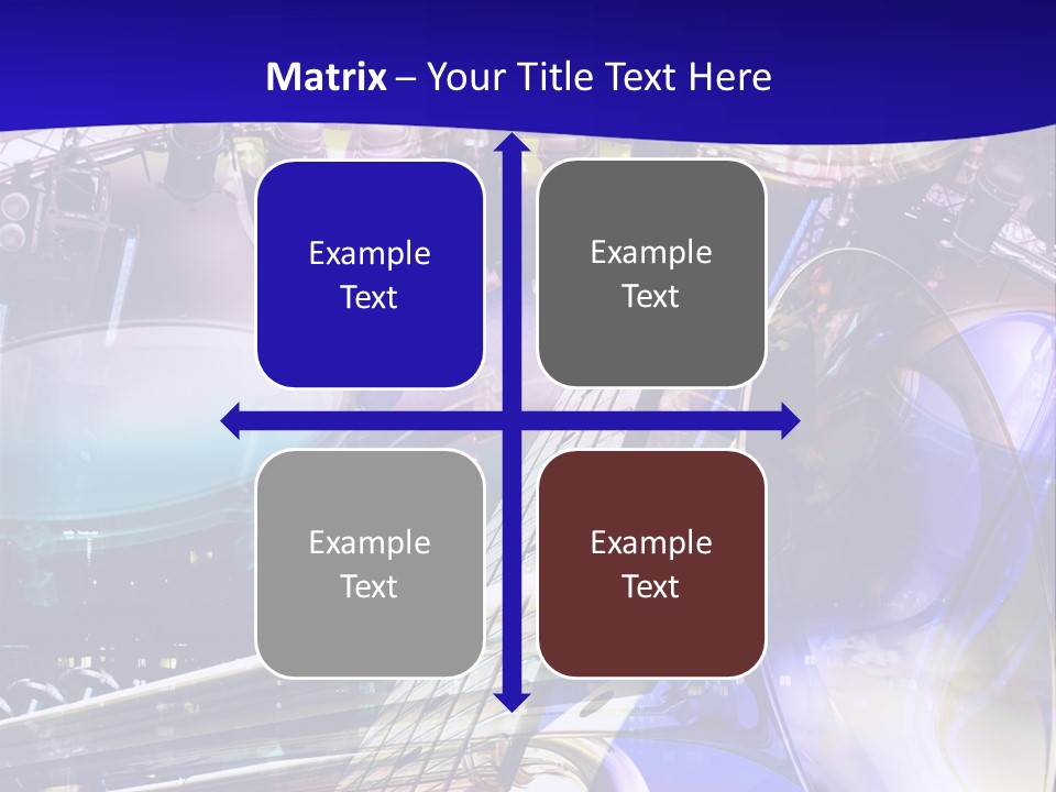 Messy Trumpet Rock PowerPoint Template