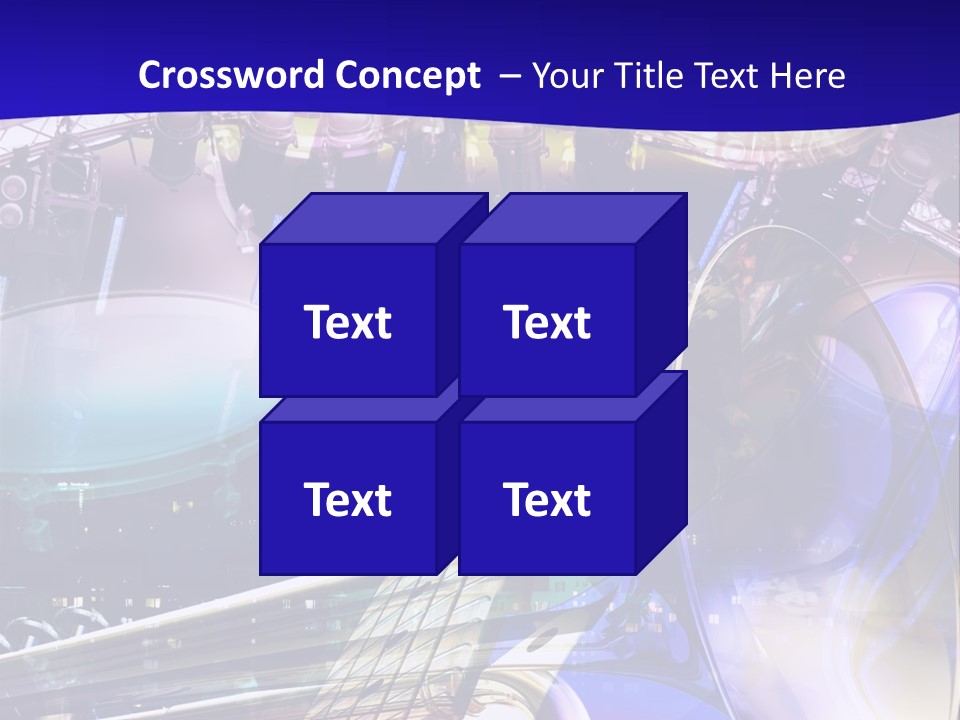 Messy Trumpet Rock PowerPoint Template