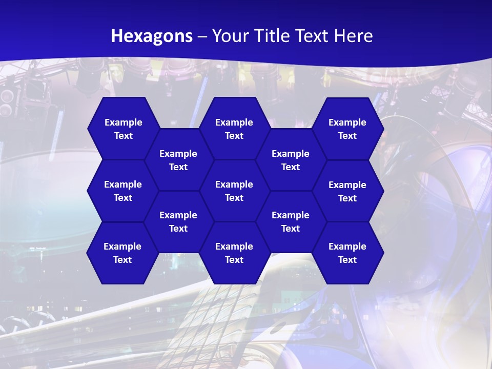 Messy Trumpet Rock PowerPoint Template