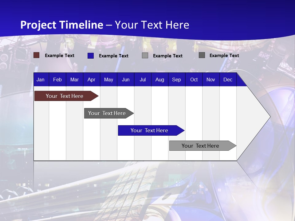 Messy Trumpet Rock PowerPoint Template