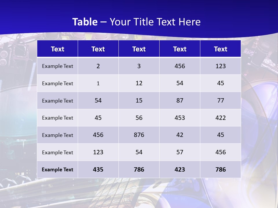 Messy Trumpet Rock PowerPoint Template