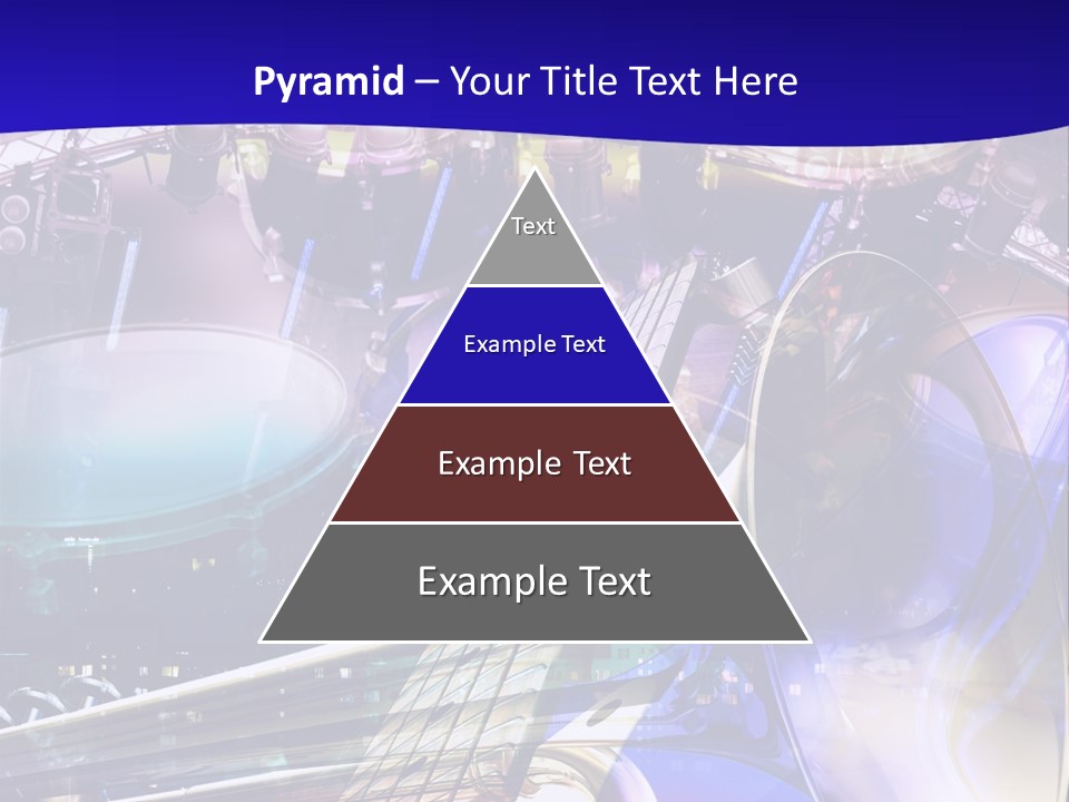 Messy Trumpet Rock PowerPoint Template