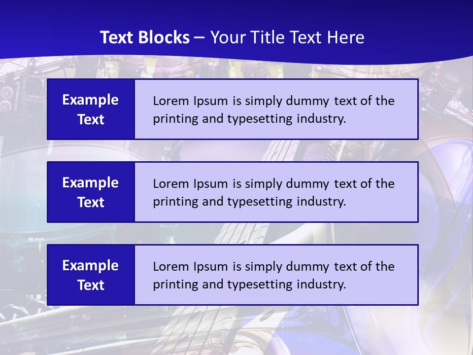 Messy Trumpet Rock PowerPoint Template
