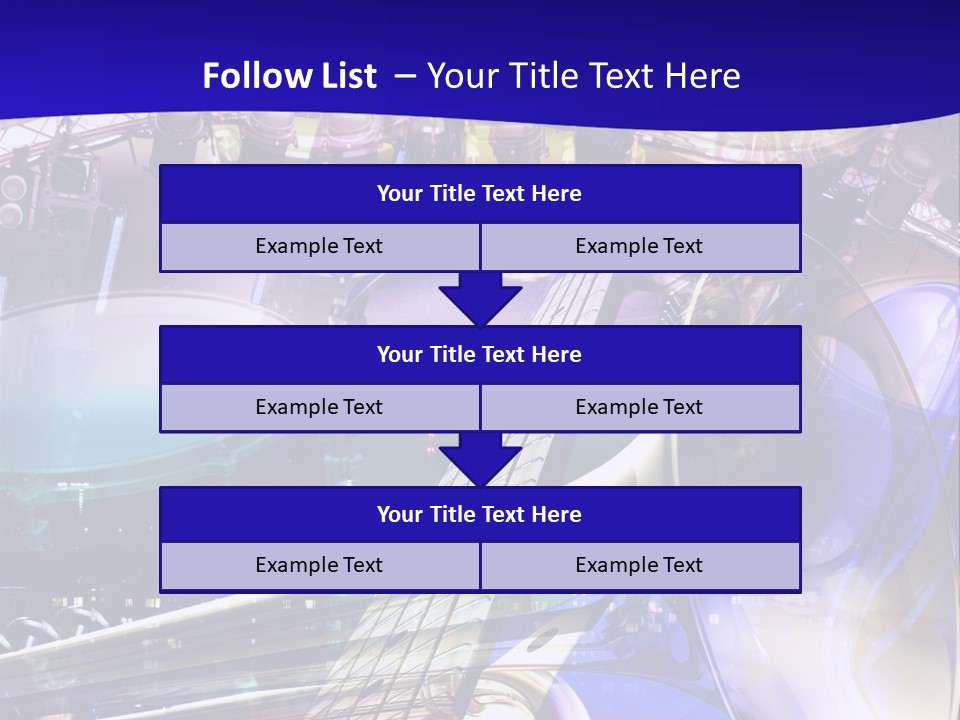 Messy Trumpet Rock PowerPoint Template