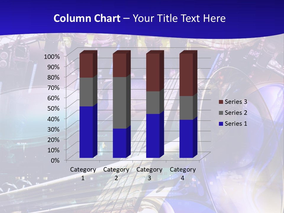 Messy Trumpet Rock PowerPoint Template