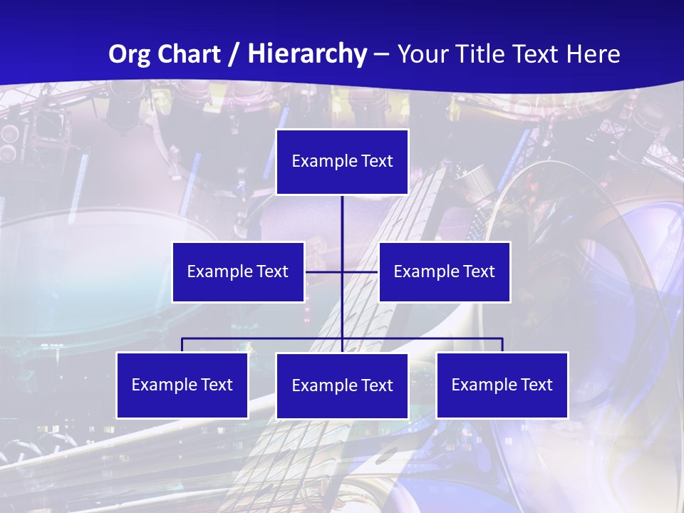 Messy Trumpet Rock PowerPoint Template