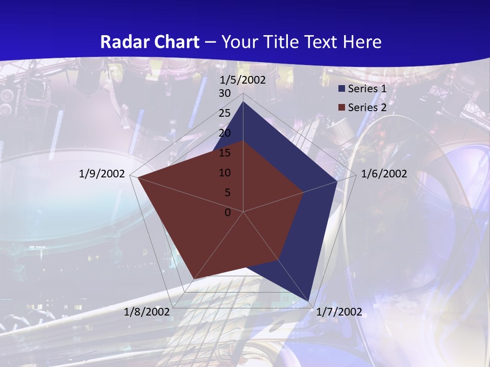 Messy Trumpet Rock PowerPoint Template