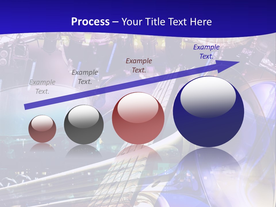 Messy Trumpet Rock PowerPoint Template