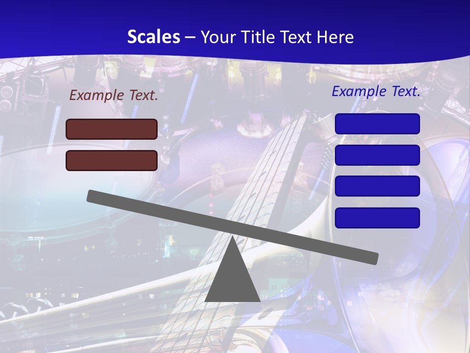 Messy Trumpet Rock PowerPoint Template
