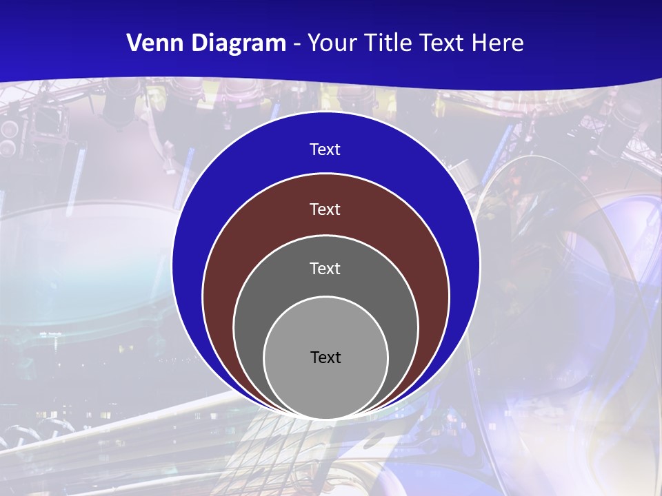 Messy Trumpet Rock PowerPoint Template