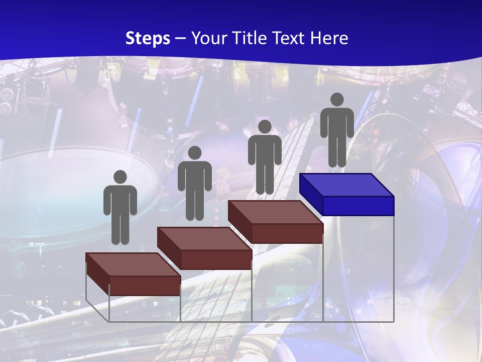 Messy Trumpet Rock PowerPoint Template