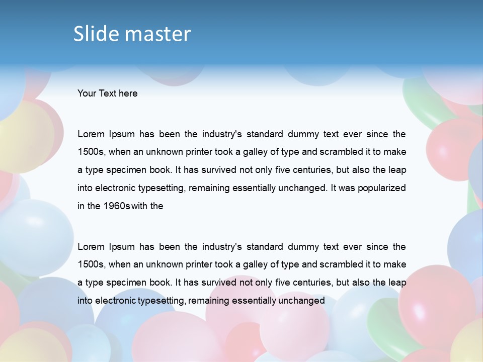 Ornament Cheerful Variation PowerPoint Template