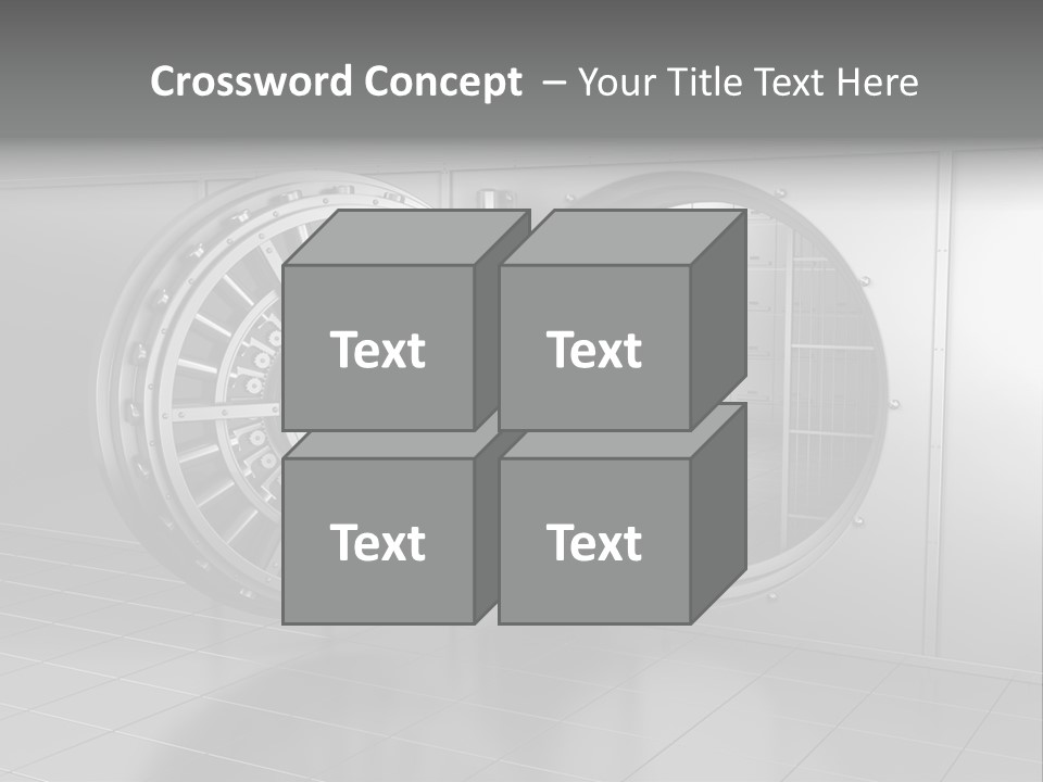 Finance Metallic Render PowerPoint Template