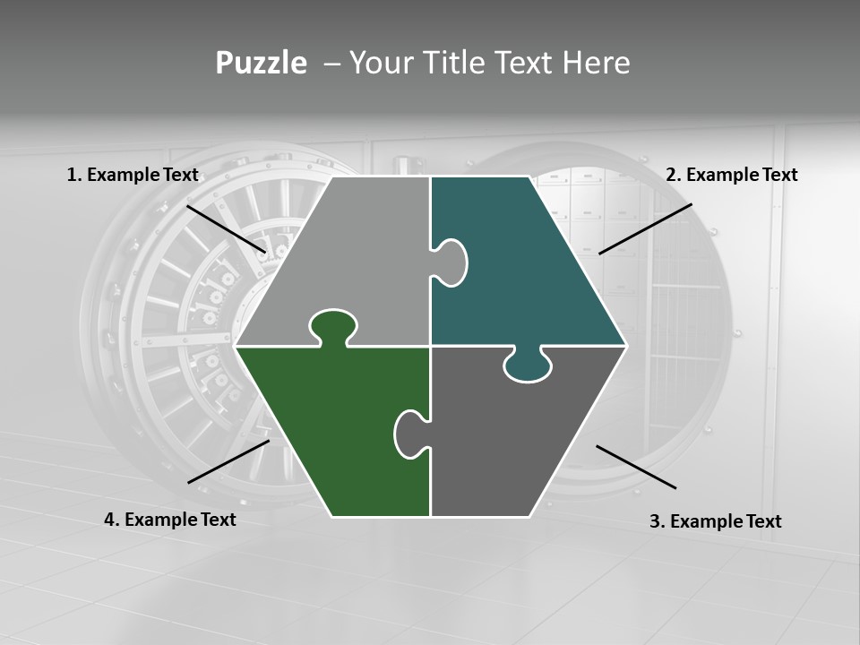 Finance Metallic Render PowerPoint Template