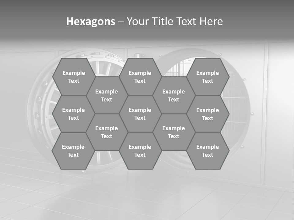 Finance Metallic Render PowerPoint Template