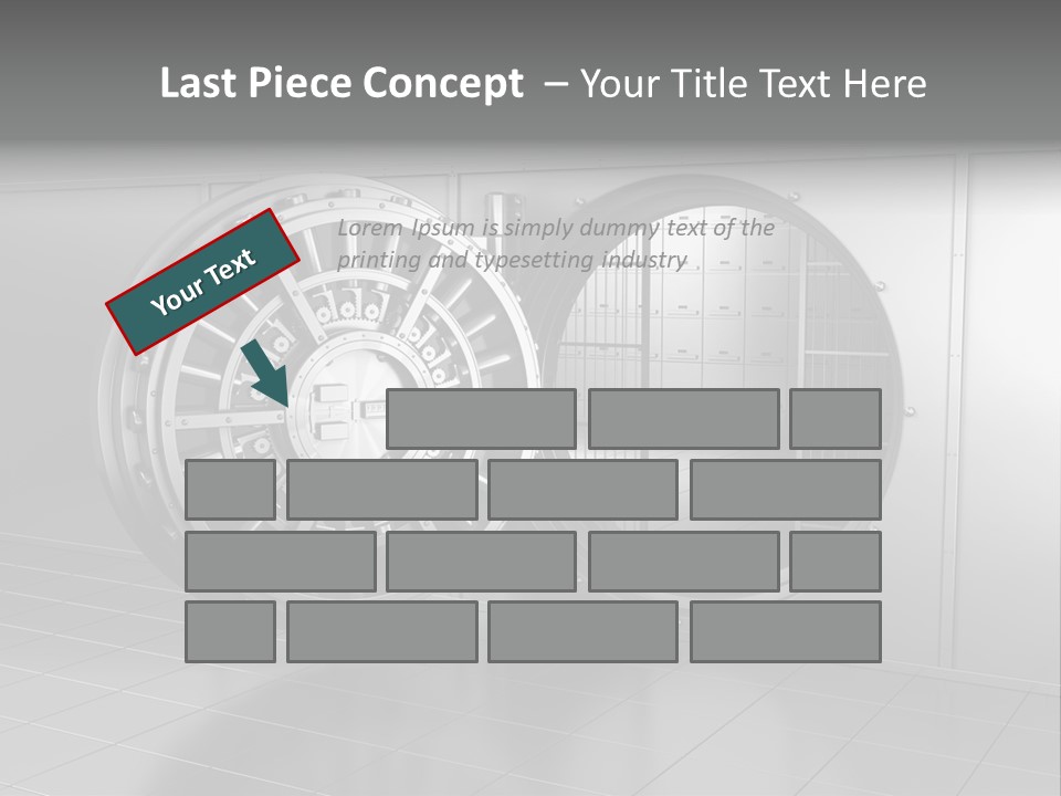 Finance Metallic Render PowerPoint Template