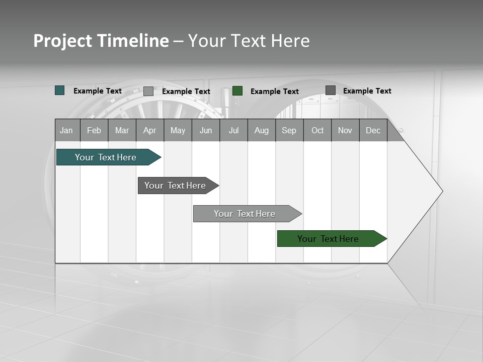 Finance Metallic Render PowerPoint Template