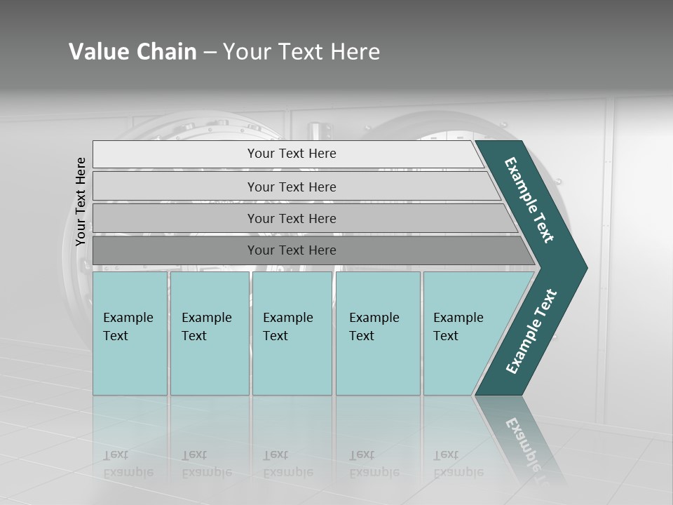 Finance Metallic Render PowerPoint Template