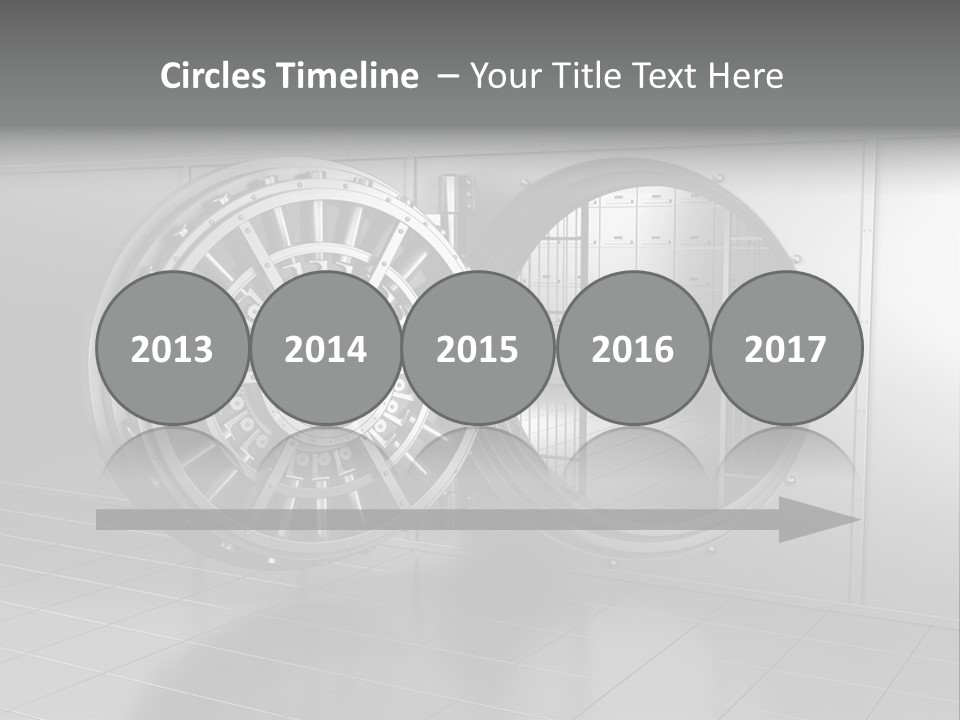 Finance Metallic Render PowerPoint Template