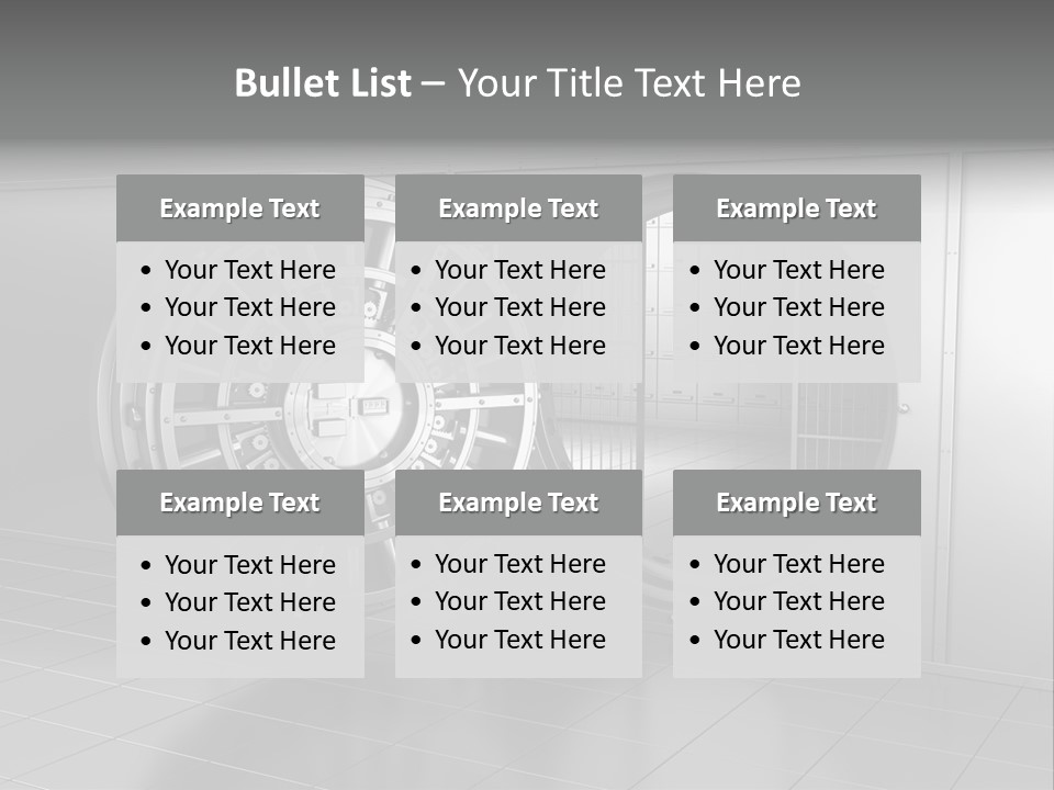 Finance Metallic Render PowerPoint Template