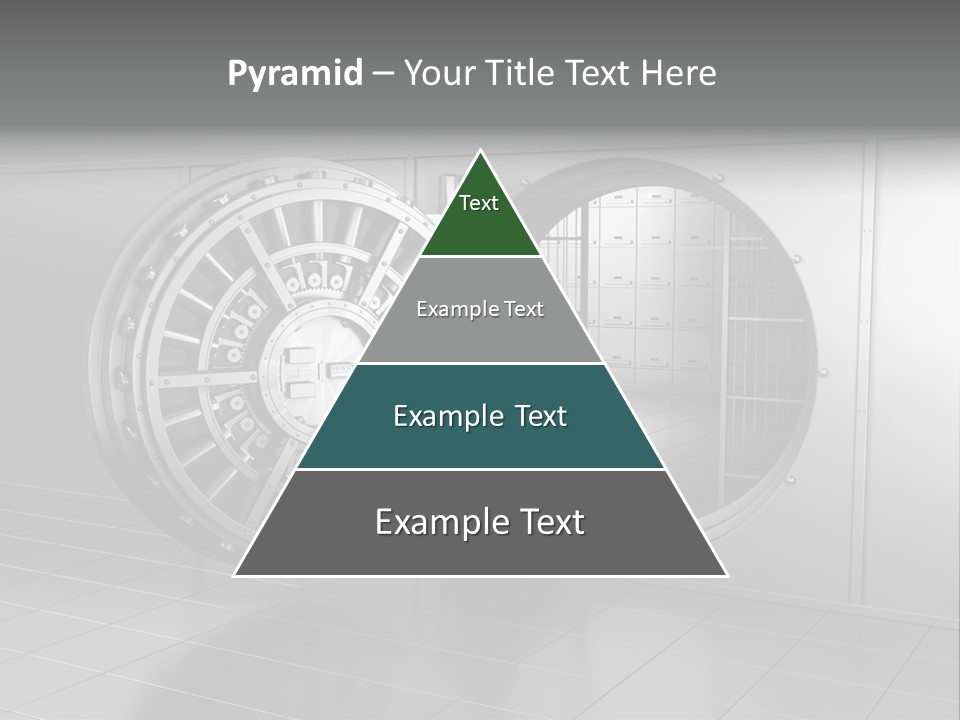 Finance Metallic Render PowerPoint Template