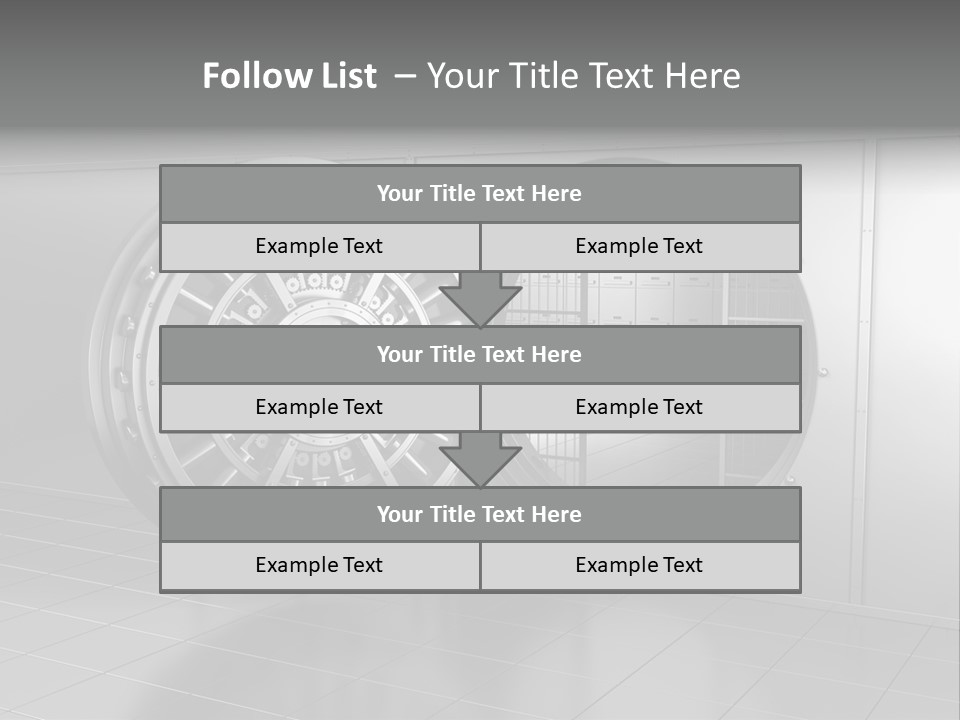 Finance Metallic Render PowerPoint Template