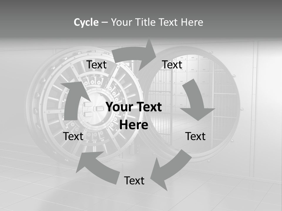 Finance Metallic Render PowerPoint Template