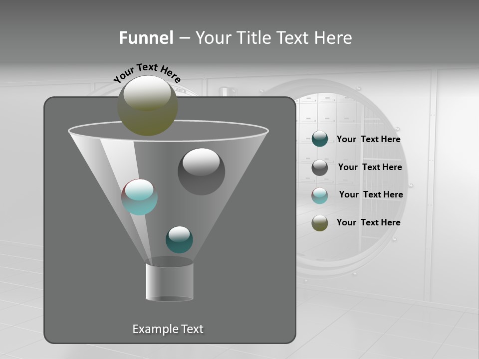 Finance Metallic Render PowerPoint Template