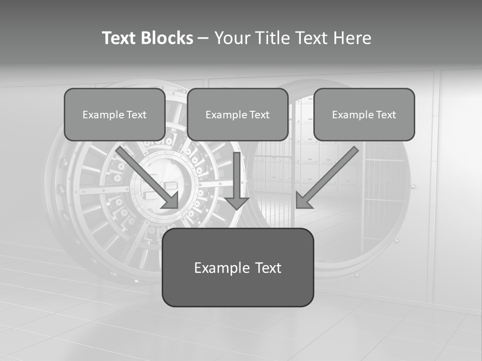 Finance Metallic Render PowerPoint Template