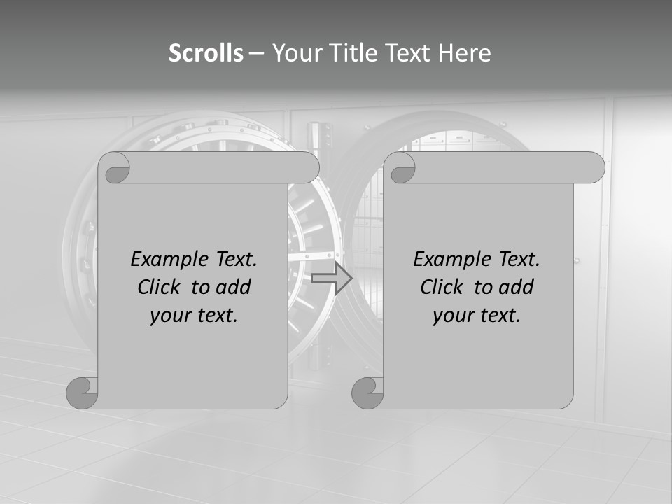 Finance Metallic Render PowerPoint Template