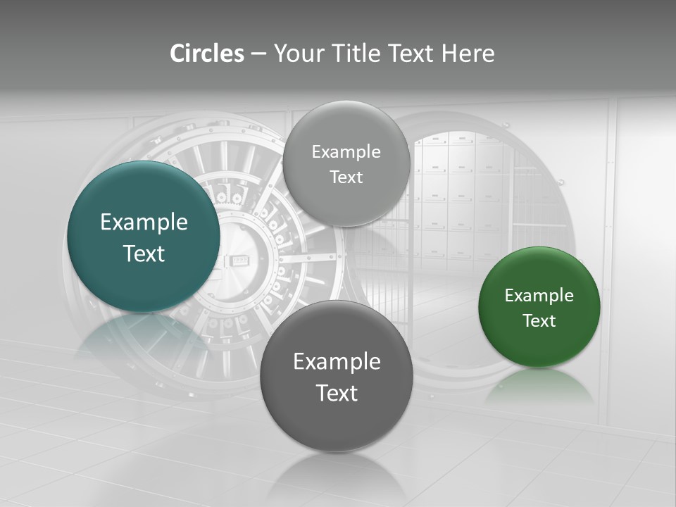 Finance Metallic Render PowerPoint Template