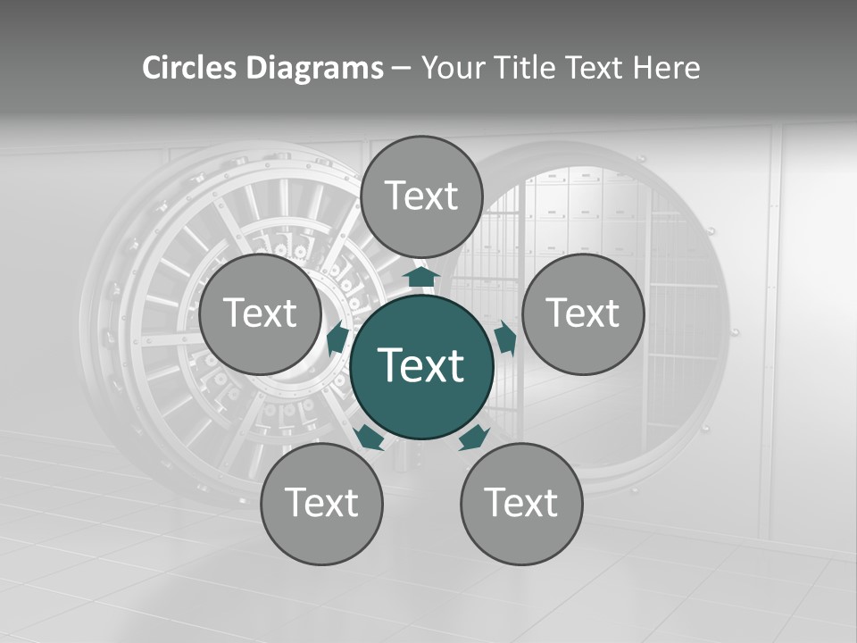 Finance Metallic Render PowerPoint Template