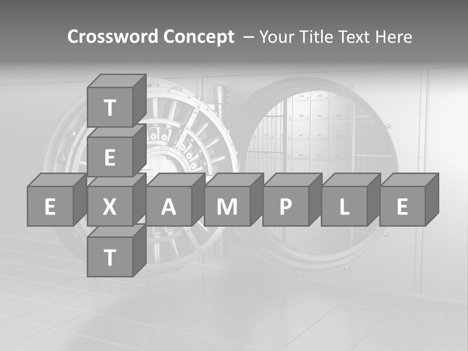 Finance Metallic Render PowerPoint Template