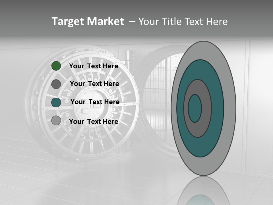 Finance Metallic Render PowerPoint Template