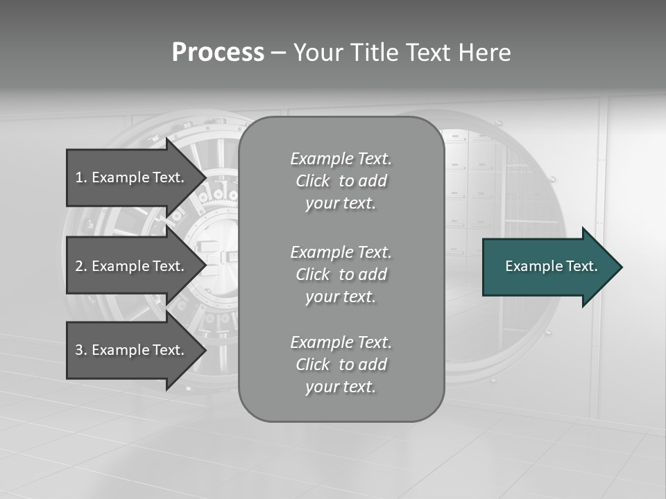 Finance Metallic Render PowerPoint Template
