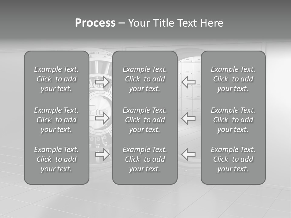 Finance Metallic Render PowerPoint Template