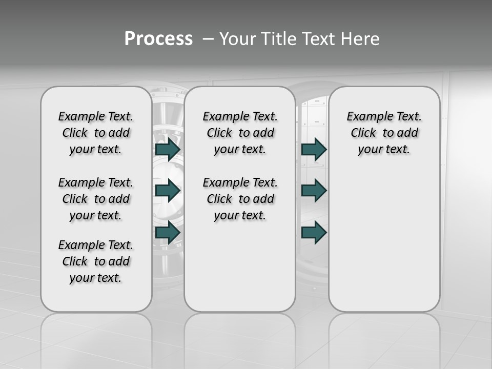 Finance Metallic Render PowerPoint Template