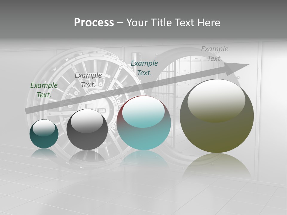 Finance Metallic Render PowerPoint Template