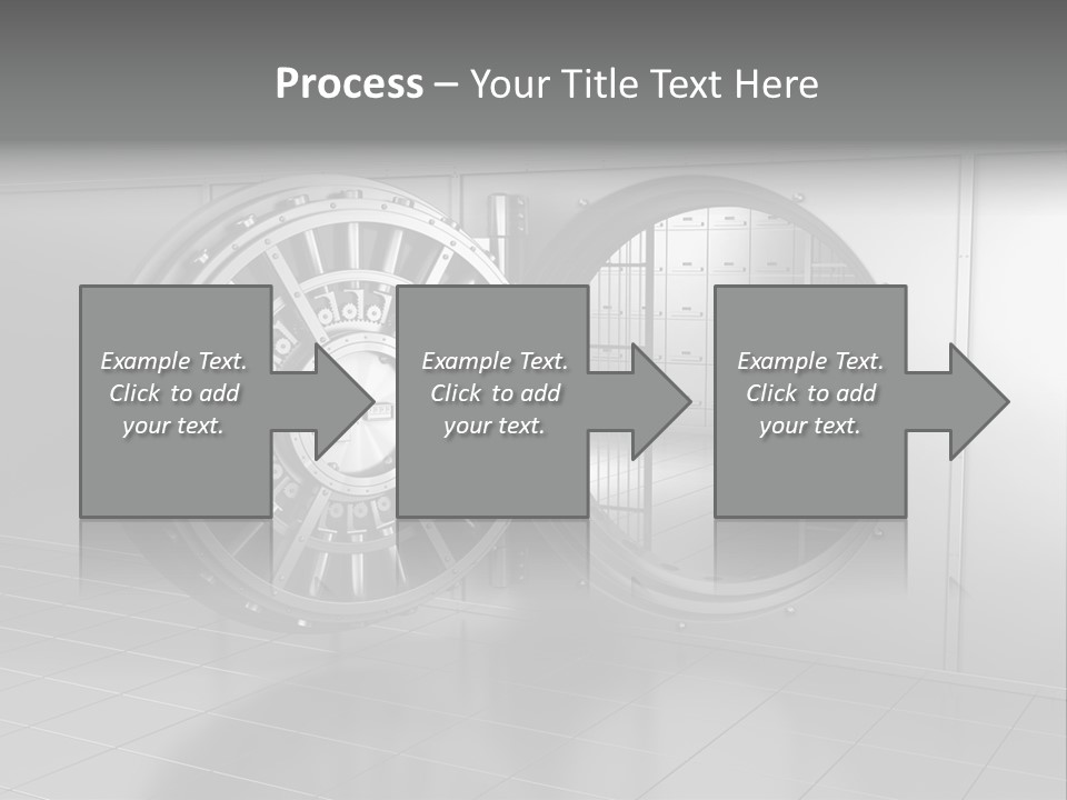Finance Metallic Render PowerPoint Template