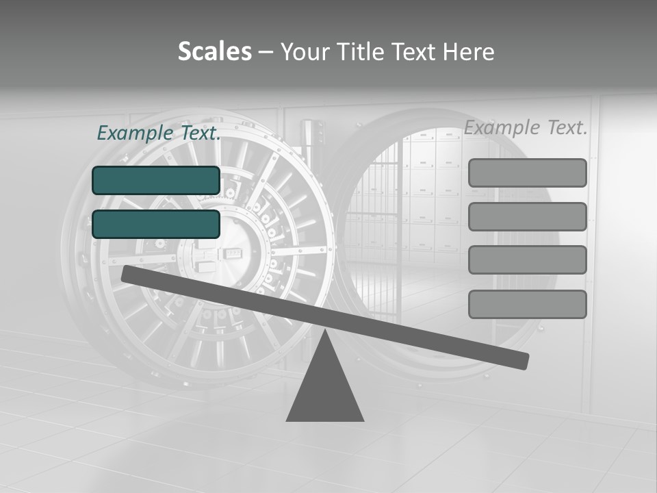 Finance Metallic Render PowerPoint Template